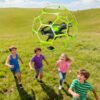 Drones with Camera, Brushless Drones With 4K LCD Screen Remote Control, Soccer FPV WiFi Quadcopter With LED Lights, One-Key Takeoff/Landing, 3 Speed Mode, 360° Flips, Headless Mode, 2 Batteries