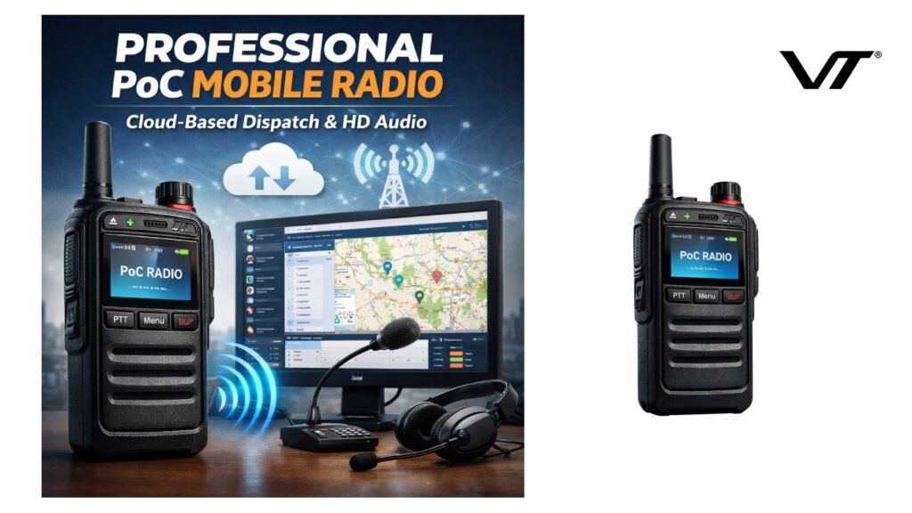 Professional POC Mobile Radio with Cloud-Based Dispatch and HD Audio