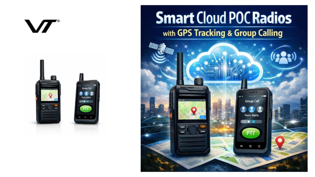 Smart Cloud POC Radios with GPS Tracking & Group Calling