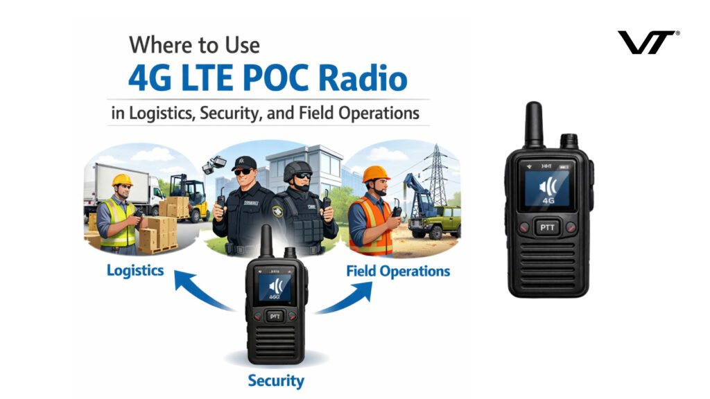 Where to Use 4G LTE POC Radio in Logistics, Security, and Field Operations