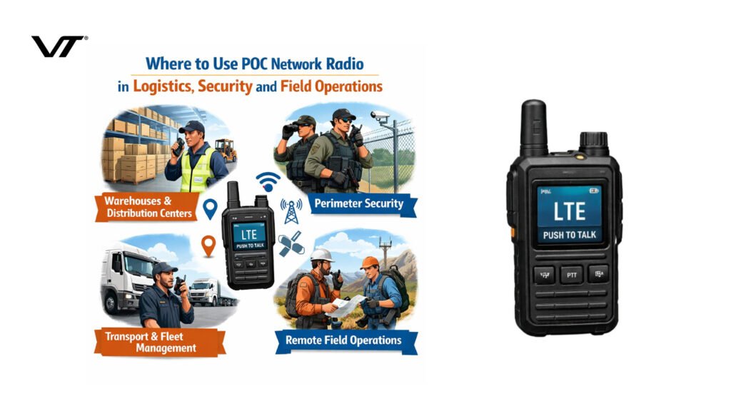 Where to Use POC Network Radio in Logistics Security and Field Operations