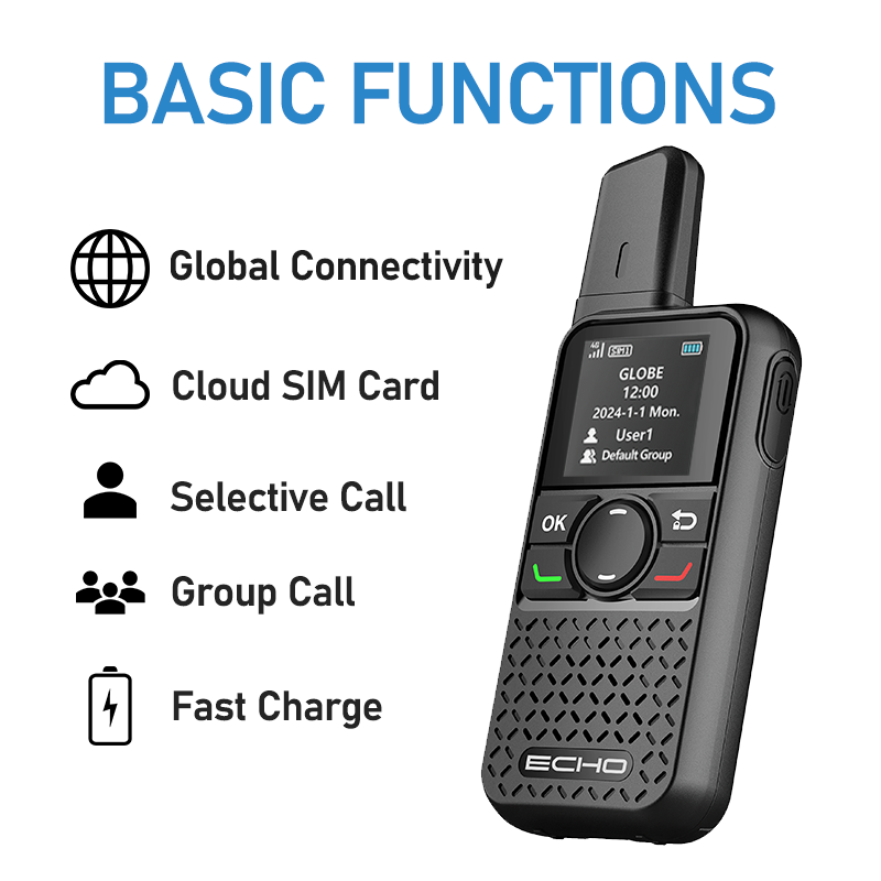 ECHO1 Global Radio System Push-to-Talk over Internet No SIM Required