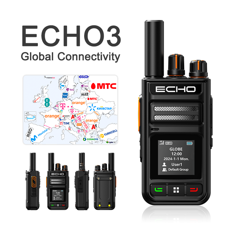 ECHO3 Global Radio System Push-to-Talk over Internet No SIM Required