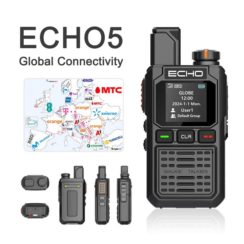 ECHO5 Global Radio System Push-to-Talk over Internet No SIM Required